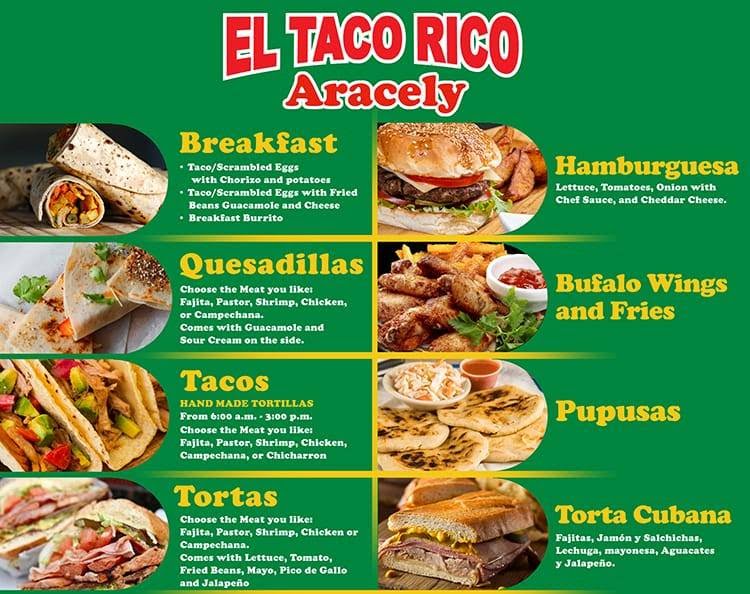 EL Taco Rico Aracely serving customers at a scheduled stop